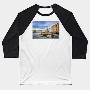 Neptune Fountain and the Marian column in Olomouc Baseball T-Shirt